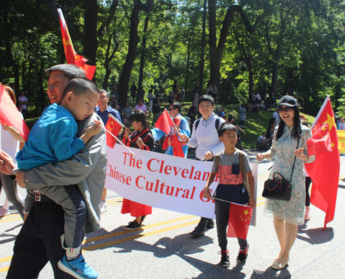 Parade of Flags at 2019 Cleveland One World Day - Chinese